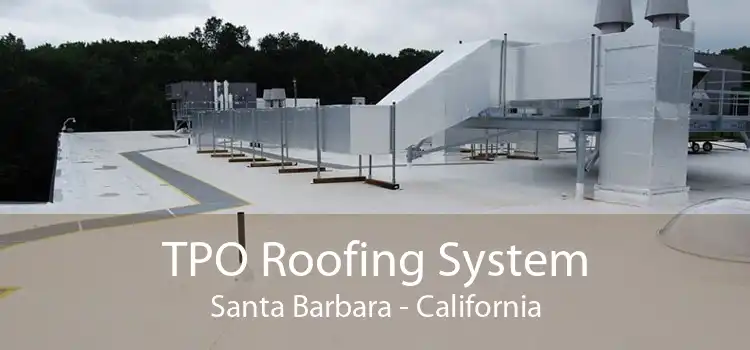 TPO Roofing System Santa Barbara - California